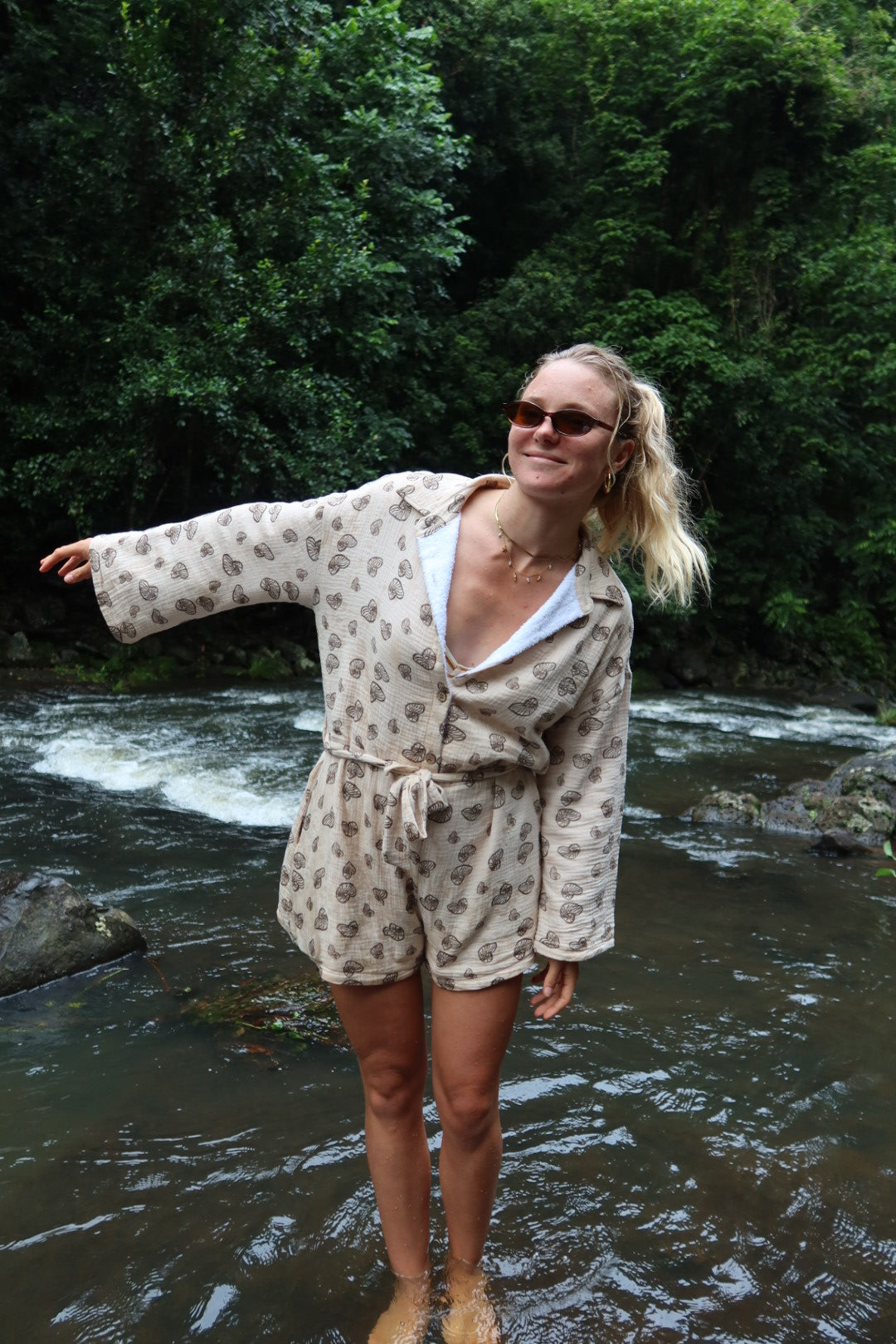 Long Sleeve Women’s Romper Towel