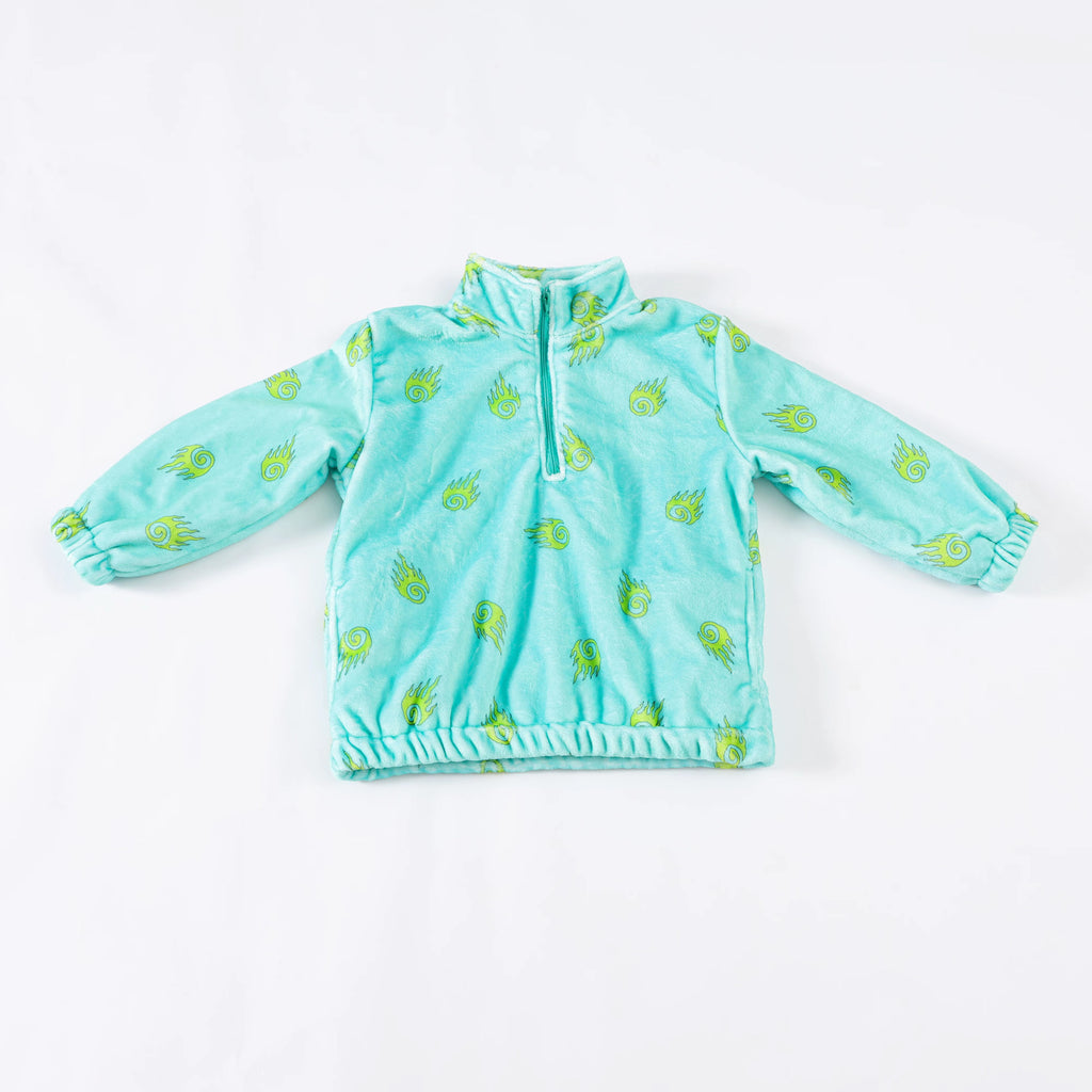 Kids Retro Flannel Pull Over Jumper