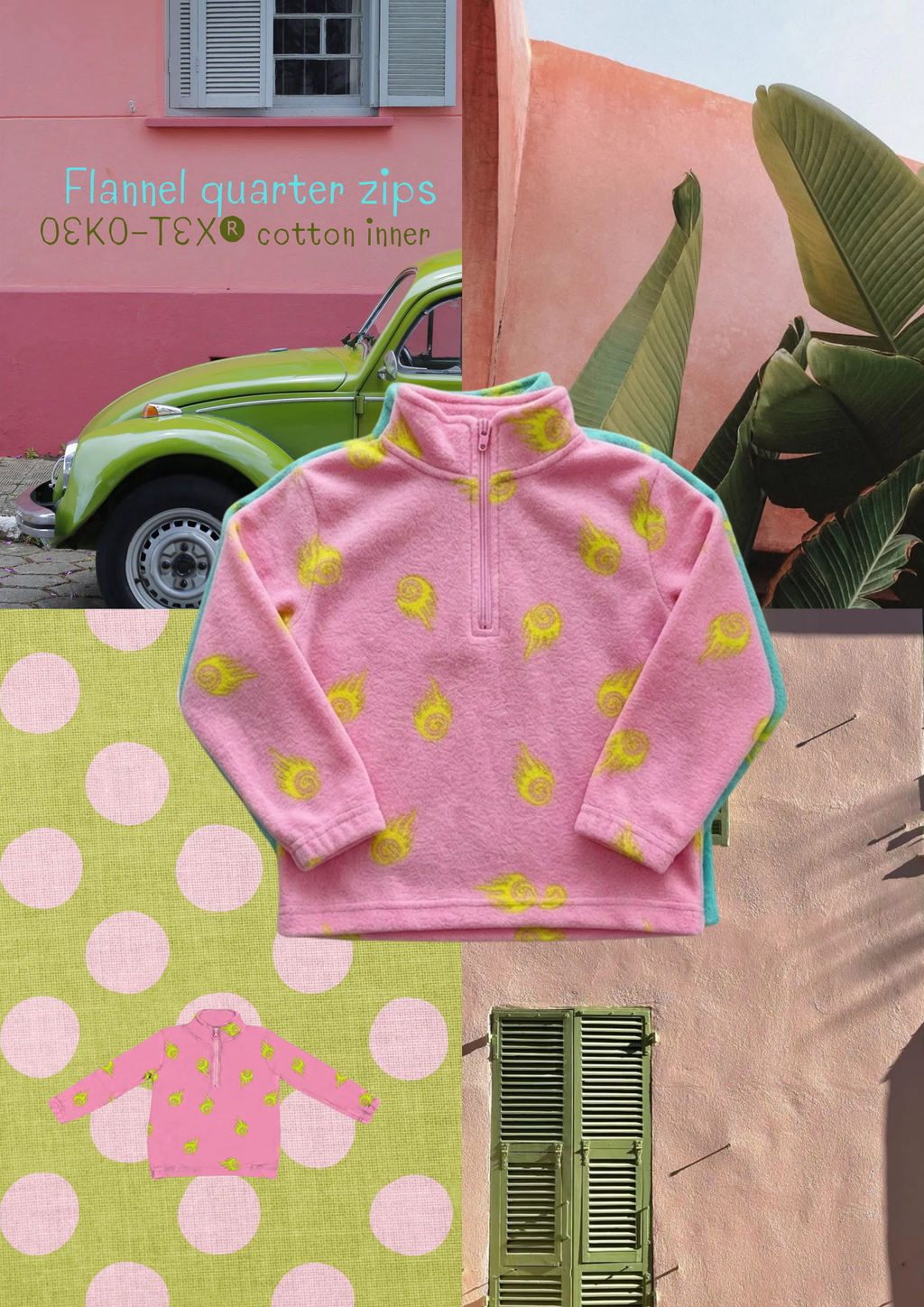 Kids Retro Flannel Pull Over Jumper